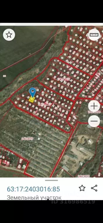 Участок в Самарская область, Волжский район, Курумоч с/пос, с. Курумоч ... - Фото 2