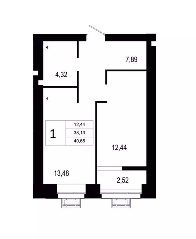 1-к кв. Волгоградская область, Волгоград ул. Землячки, 60 (40.65 м) - Фото 1