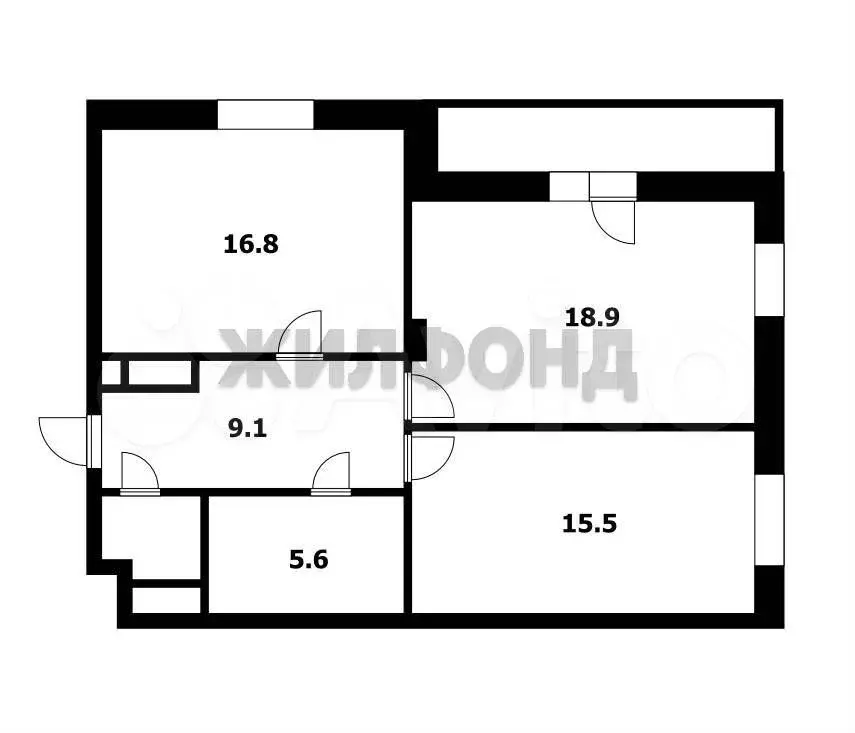 2-к. квартира, 67,7 м, 7/21 эт. - Фото 0