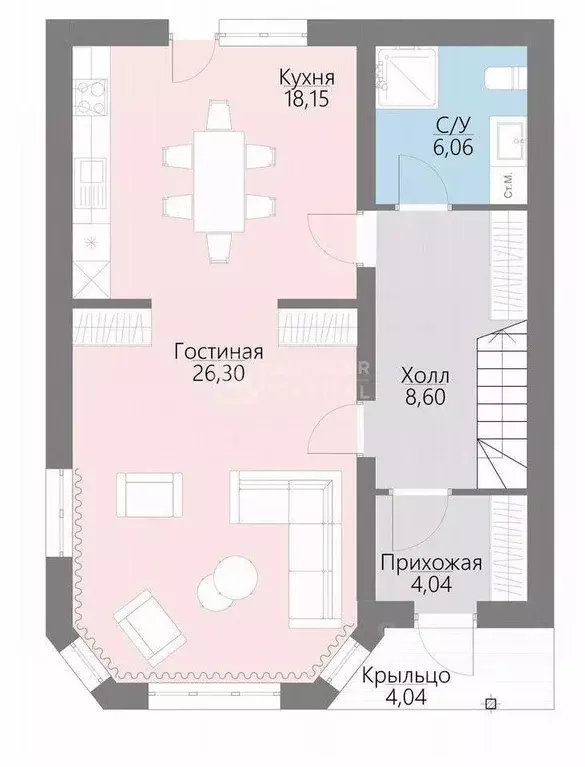 Коттедж в Новосибирская область, Новосибирск Орловская ул., 71 (127 м) - Фото 1