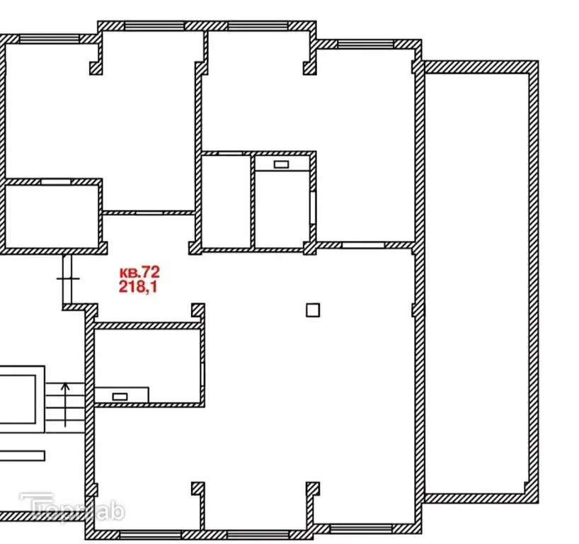 4-комнатная квартира: Нальчик, улица Атажукина, 2А (218.1 м) - Фото 0