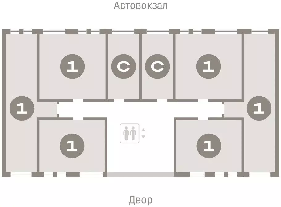 Квартира-студия: Тюмень, жилой комплекс Республики 205 (19.82 м) - Фото 1