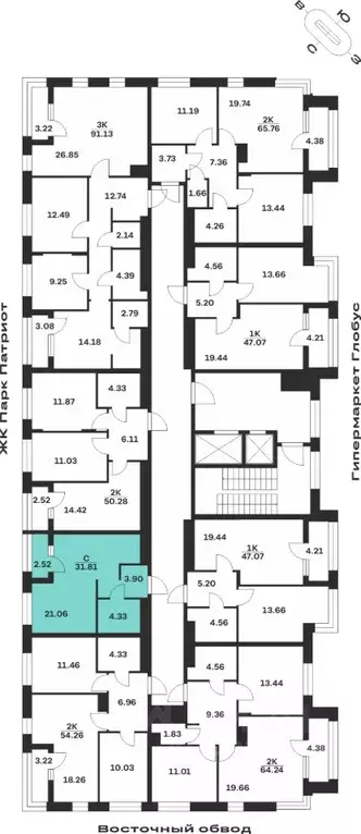 Студия Тульская область, Тула городской округ, с. Осиновая Гора ул. ... - Фото 2