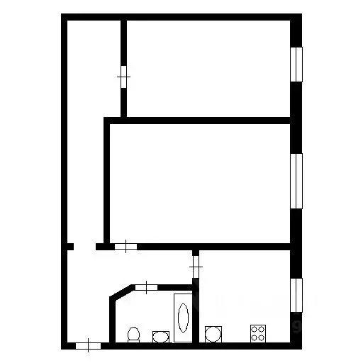 2-к кв. Санкт-Петербург ул. Белы Куна, 17К2 (45.2 м) - Фото 1
