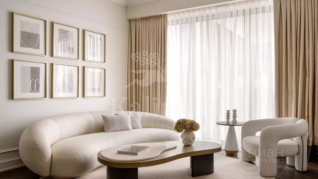 3-к кв. Москва Поклонная ул., 9 (79.5 м) - Фото 1