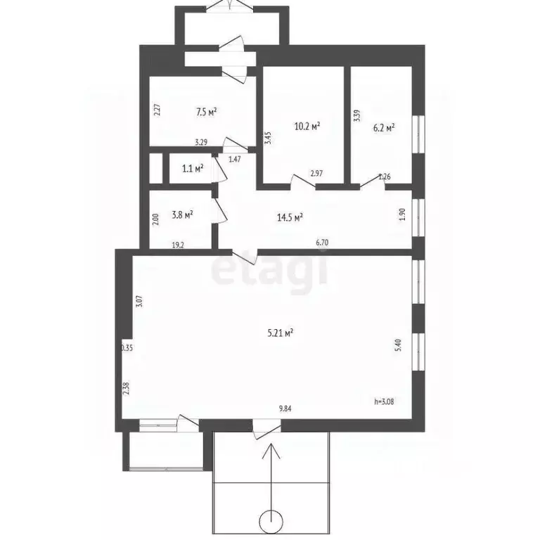 Офис в Чувашия, Алатырь Сурский тракт, 2А (81 м) - Фото 2