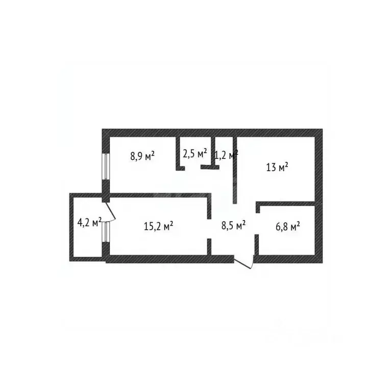 3-к кв. Башкортостан, Салават Северная ул., 30 (58.1 м) - Фото 2