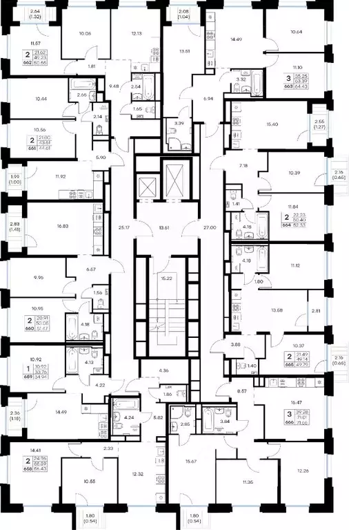2-к кв. Мурманская область, Мурманск Долина Уюта тер.,  (44.61 м) - Фото 2