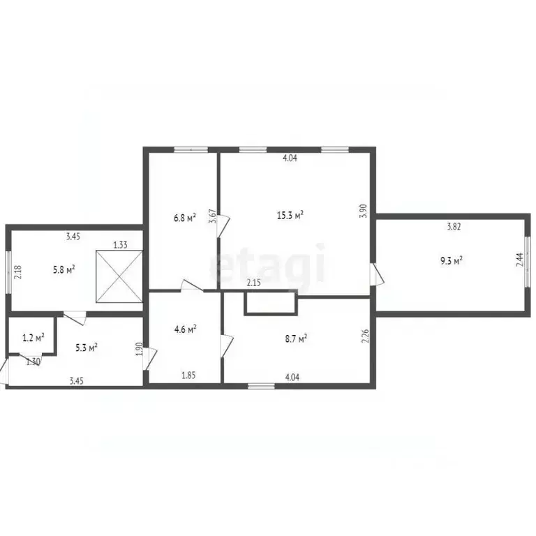 2-к кв. Костромская область, Кострома ул. Нижняя Дебря, 26 (35.0 м) - Фото 1