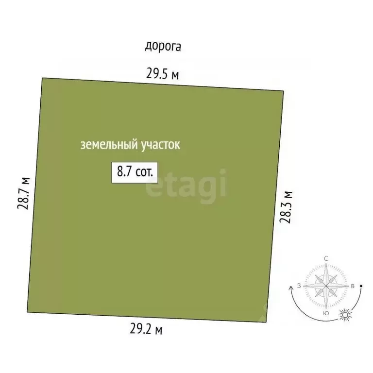 Участок в Тюменская область, Тюмень Поле Чудес-2 садовое товарищество, ... - Фото 0