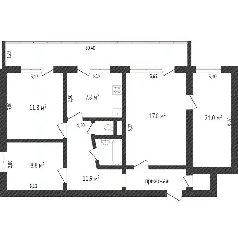 4-к кв. Крым, Ялта муниципальный округ, Отрадное пгт ул. Мориса ... - Фото 2