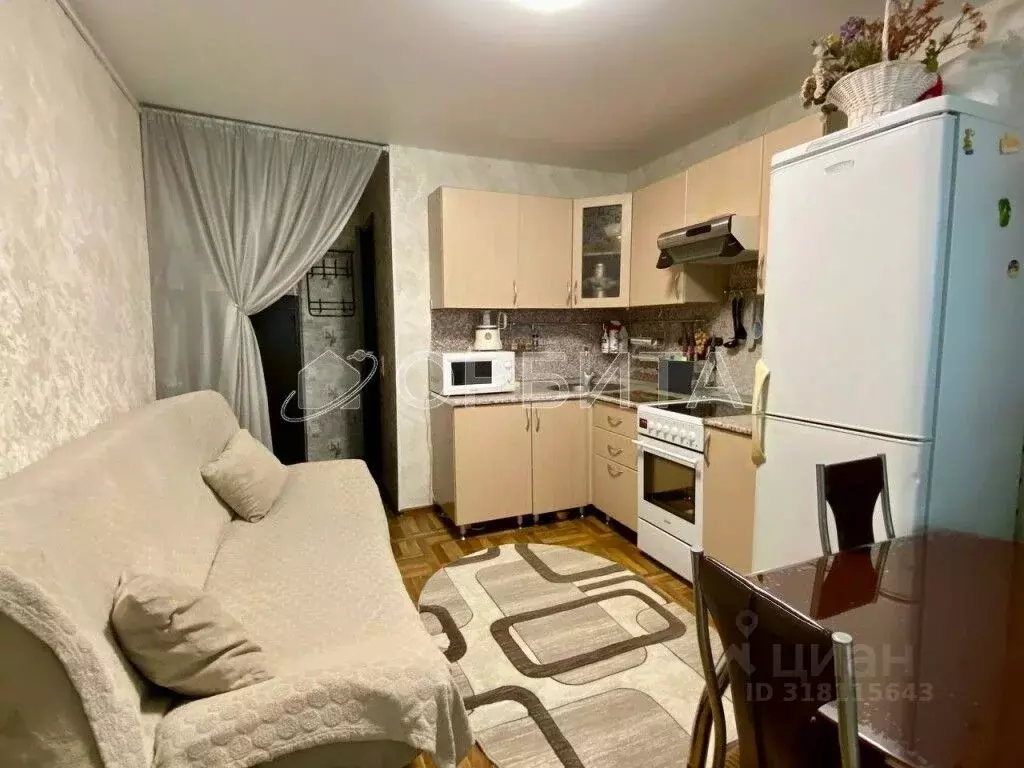 1-к кв. Тюменская область, Тюмень ул. Мельникайте, 67 (32.9 м) - Фото 0