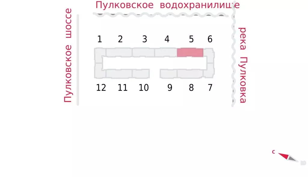 Квартира-студия: посёлок Шушары, ЖК Пулково Lake (22.1 м) - Фото 1