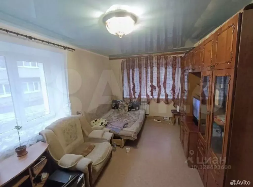 1-к кв. Белгородская область, Губкин ул. Фрунзе, 17А (30.0 м) - Фото 2