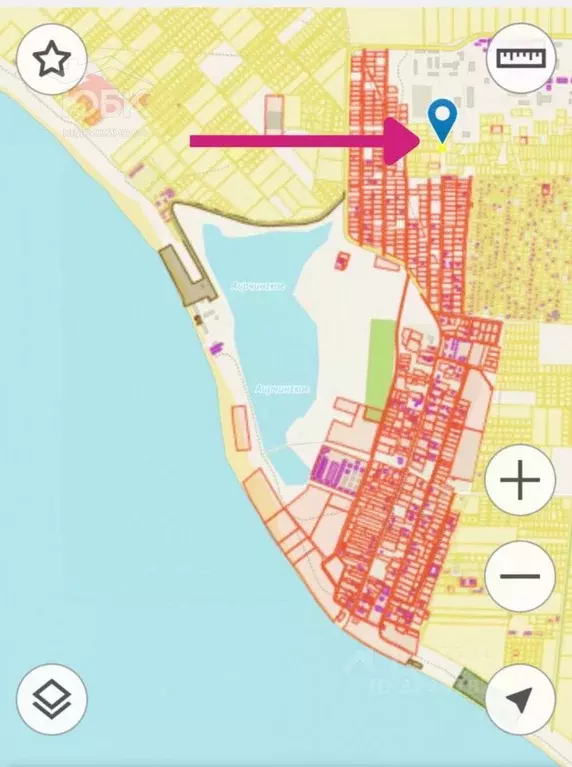 Участок в Крым, Сакский район, Молочненское с/пос, с. Витино уч2 (7.5 ... - Фото 1