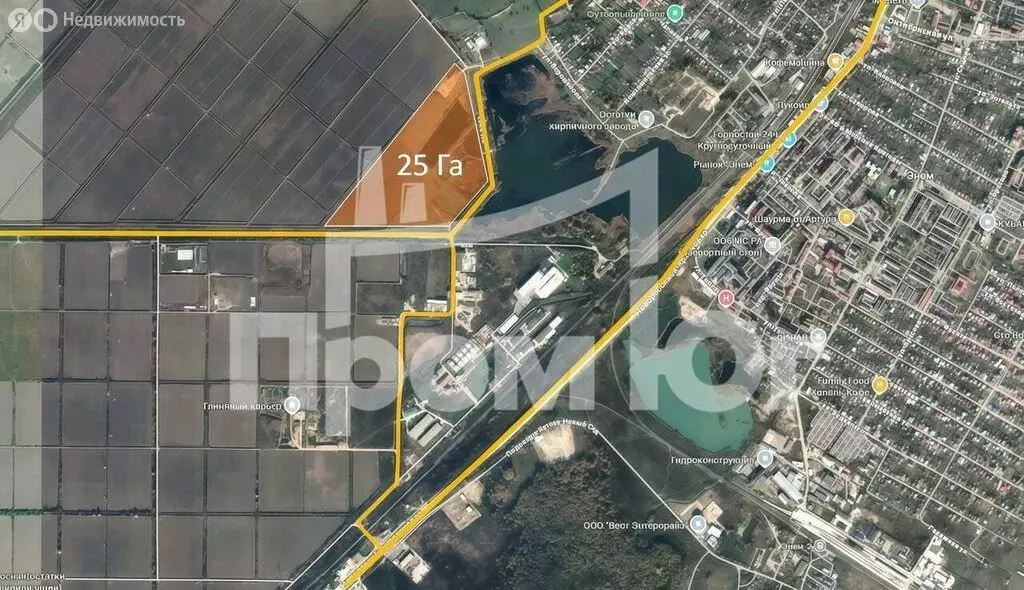 Участок в Энем, улица Ворошилова, 1Д (25 м) - Фото 1