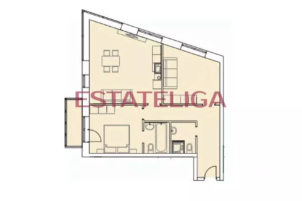 3-к кв. Москва Шелепихинская наб., 34к2зд2 (70.0 м) - Фото 1