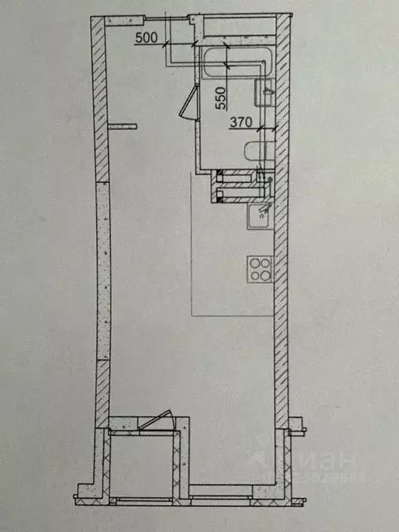Студия Свердловская область, Екатеринбург Уктус жилрайон, Светлый мкр, ... - Фото 2