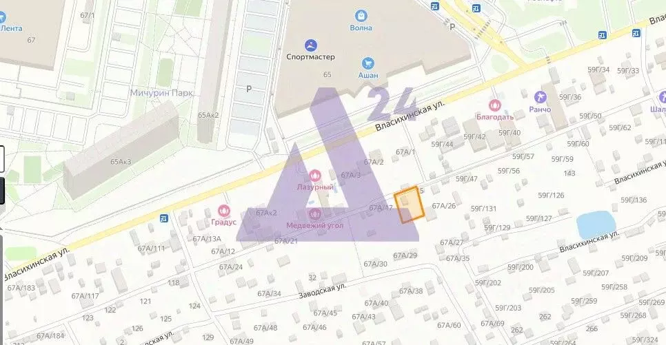 Участок в Алтайский край, Барнаул Фиалка СНТ, ул. Власихинская, 67А/12 ... - Фото 2