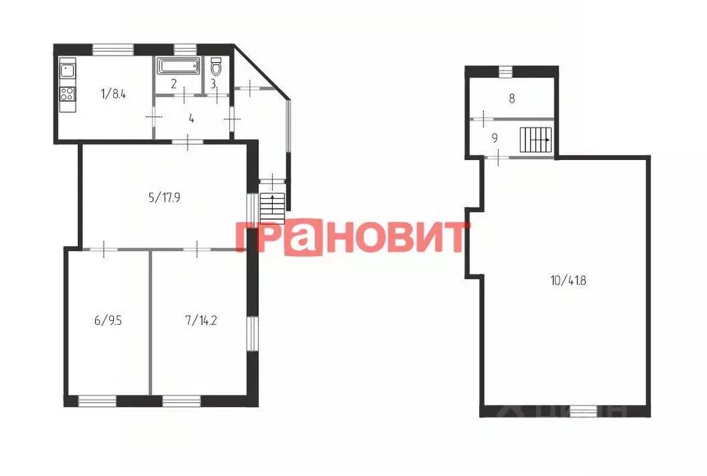 Дом в Новосибирская область, Новосибирск Телевизионная ул., 12 (105 м) - Фото 1