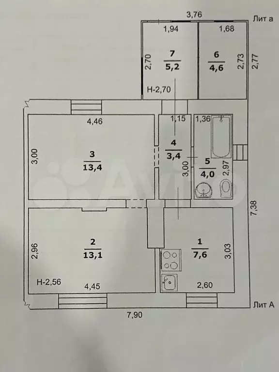 Дом 51,3 м на участке 15 сот. - Фото 0