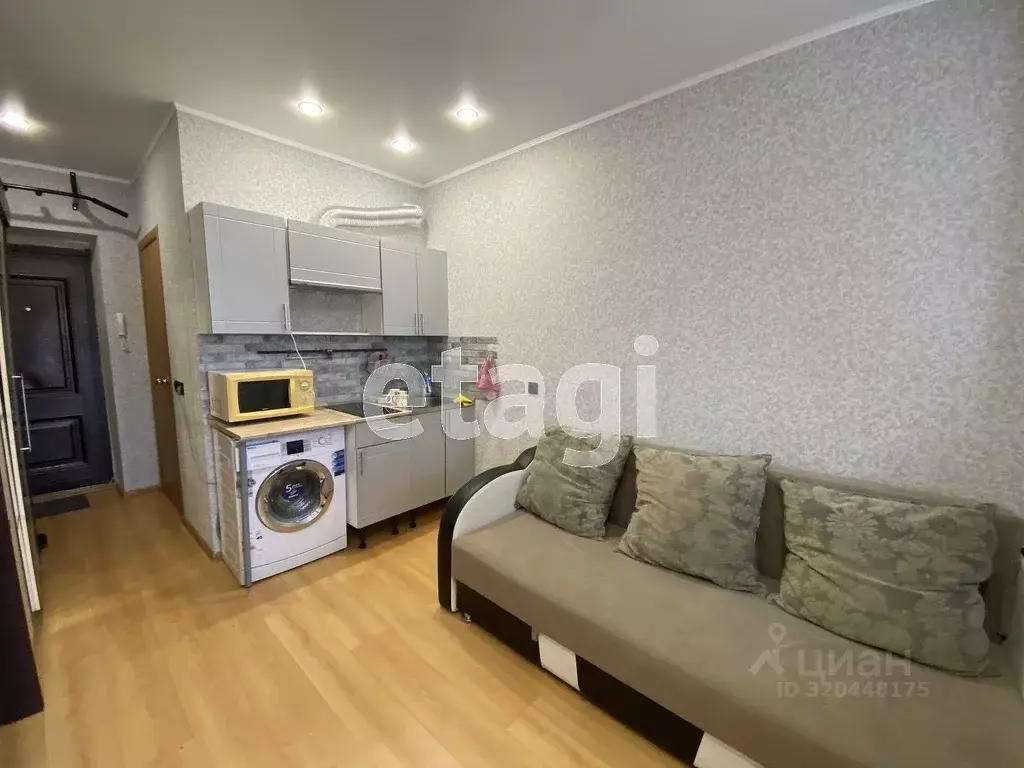 Студия Тюменская область, Тюмень ул. Бабарынка, 65 (16.0 м) - Фото 1