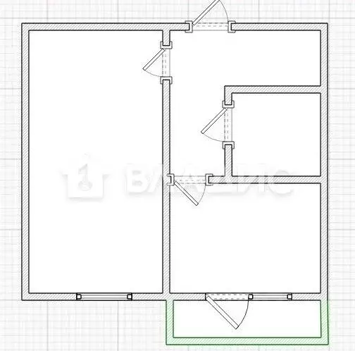 1-к кв. Пензенская область, Пенза ул. 8 Марта, 27 (35.3 м) - Фото 2