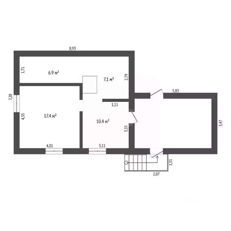 Дом в Амурская область, Благовещенский район, с. Усть-Ивановка пер. ... - Фото 2