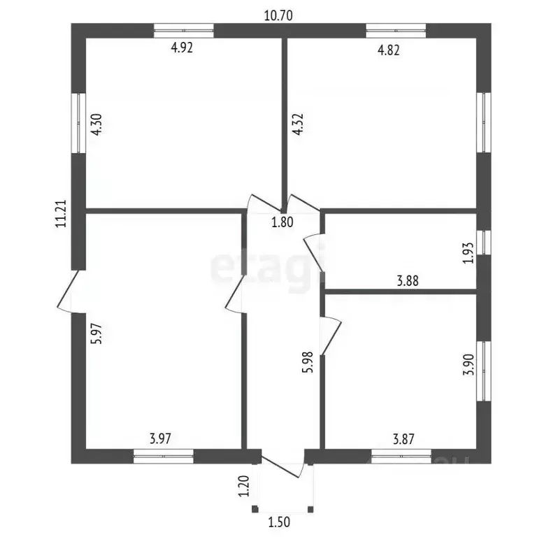 Дом в Ленинградская область, Тосненское городское поселение, Семейные ... - Фото 2