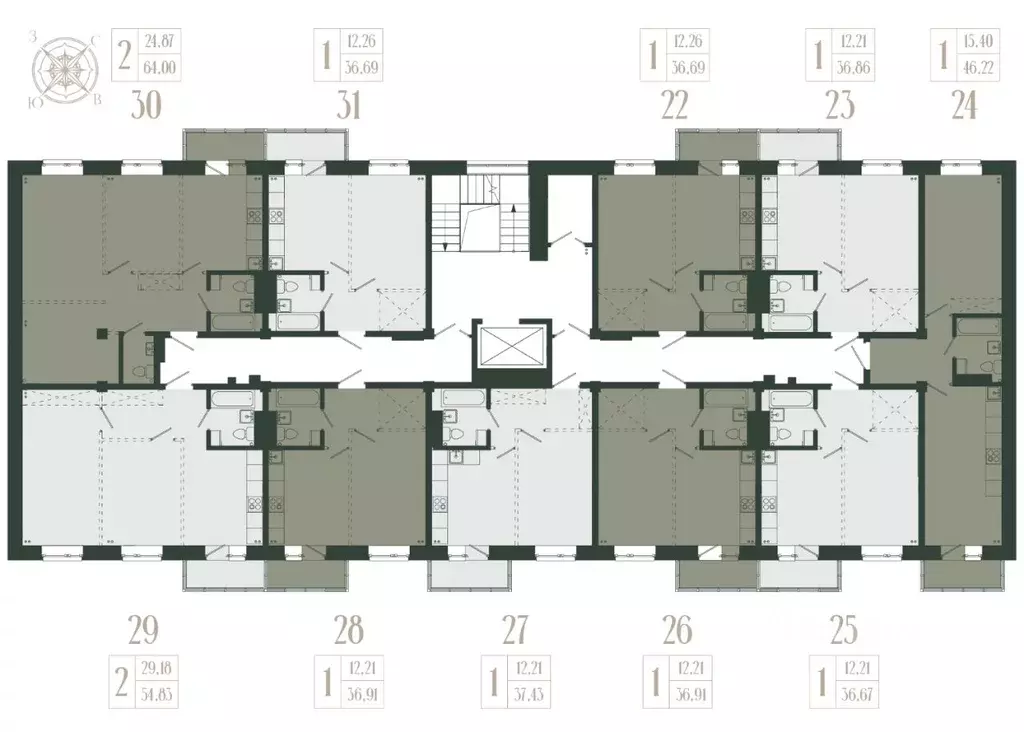 2-к кв. Иркутская область, Иркутский муниципальный округ, с. Мамоны ... - Фото 2