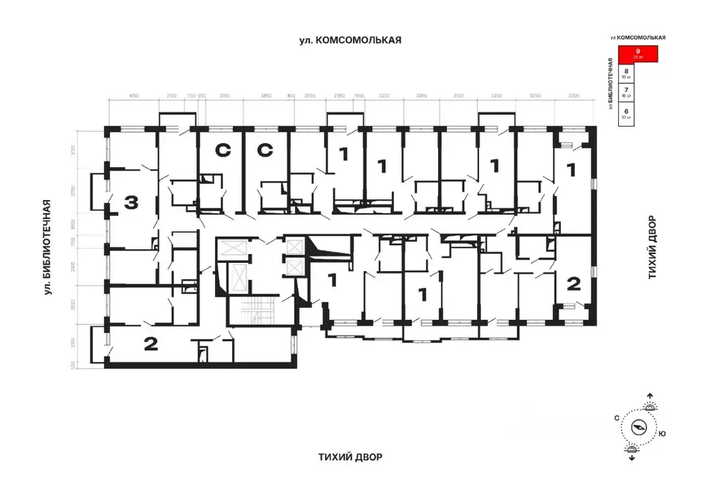 Студия Свердловская область, Екатеринбург Втузгородок жилрайон,  (22.0 ... - Фото 2