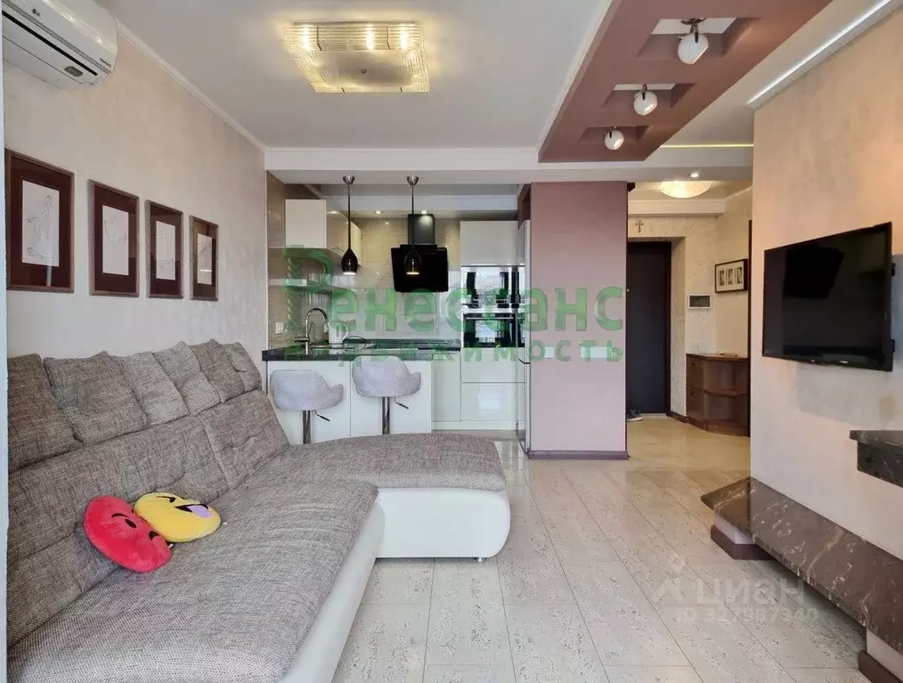 1-к кв. Брянская область, Брянск Бежицкая ул., 1К8 (45.0 м) - Фото 1