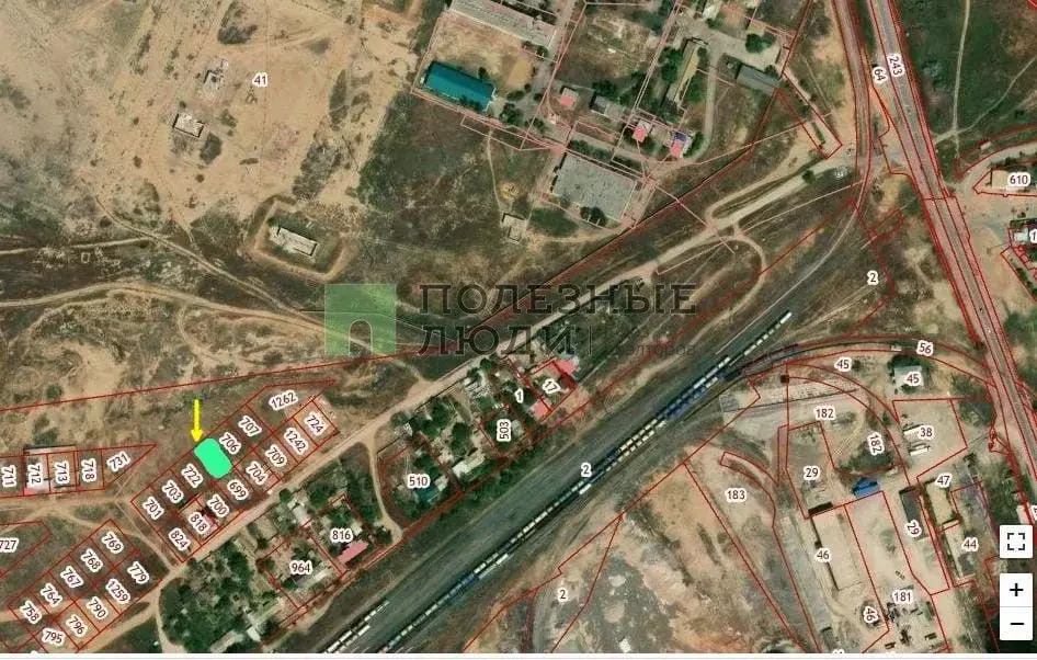 Участок в Астраханская область, Астрахань Станция Новолесная ул. (5.62 ... - Фото 1
