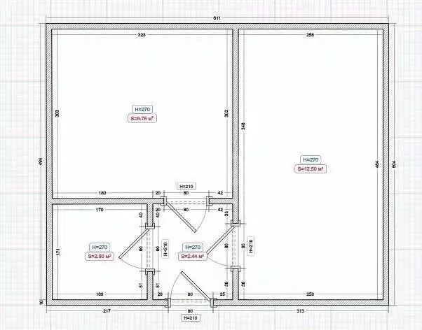 1-к кв. Ингушетия, Назрань ул. Столичная (35.0 м) - Фото 1