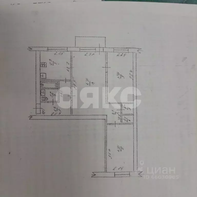 3-к кв. Крым, Красногвардейский район, Октябрьское пгт ул. Кондрашина, ... - Фото 2