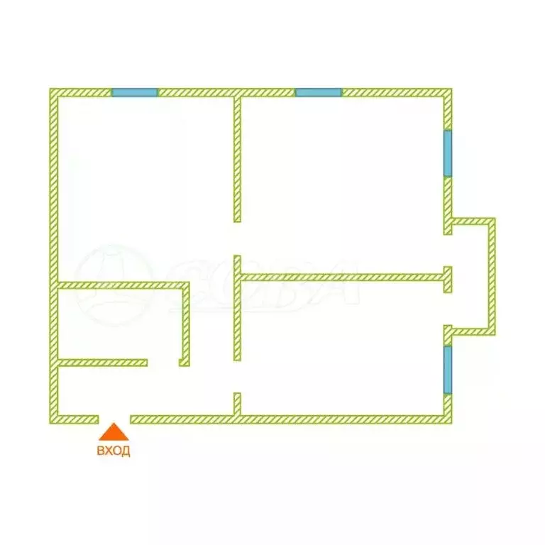 2-комнатная квартира: Махачкала, проспект Петра I, 103Вк2 (80 м) - Фото 2