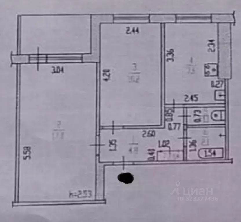 2-к кв. Алтайский край, Барнаул Взлетная ул., 32 (43.2 м) - Фото 1