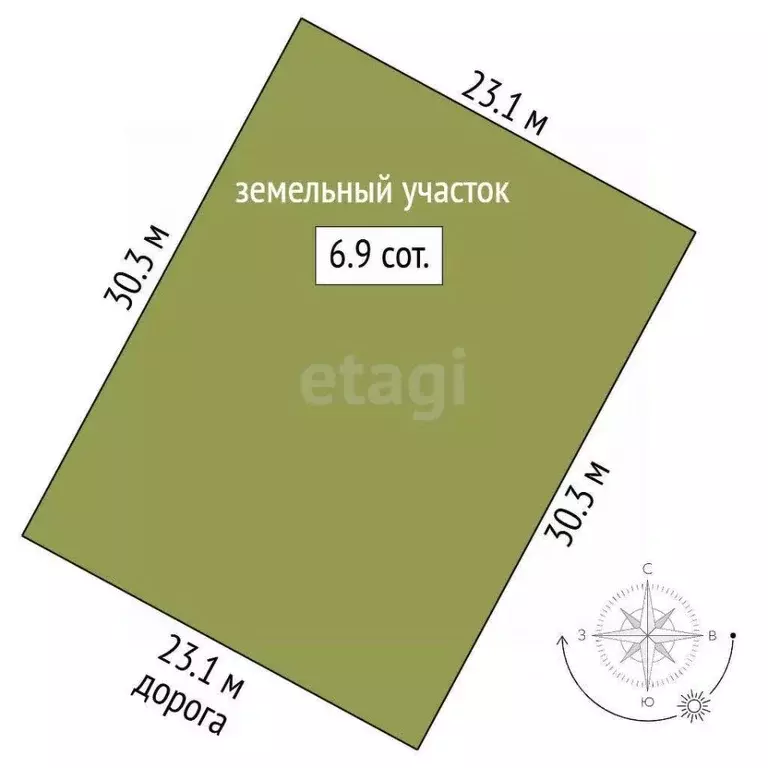 Участок в Мордовия, Лямбирский район, Берсеневское с/пос, Альтерра кп  ... - Фото 2