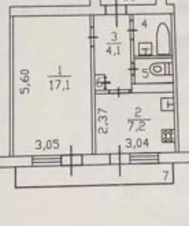 1-к кв. Ленинградская область, Кировский район, Назия пгт ул. ... - Фото 2