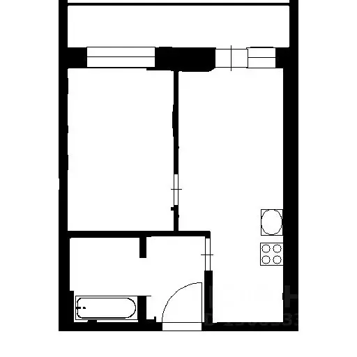 1-к кв. Санкт-Петербург Пулковское ш., 42к6 (42.0 м) - Фото 2