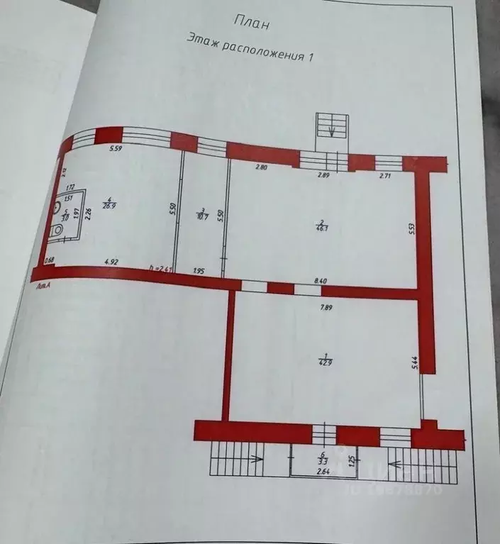 Помещение свободного назначения в Удмуртия, Ижевск Красноармейская ... - Фото 2