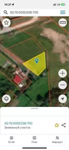 Участок в Рязанская область, Рязанский муниципальный округ, д. ... - Фото 1