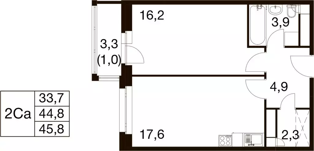 1-комнатная квартира: Балашиха, микрорайон Гагарина, Проектная улица, ... - Фото 1