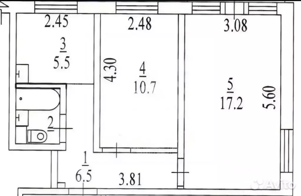 2-к кв. Новосибирская область, Новосибирск Северо-Чемской жилмассив, ... - Фото 2