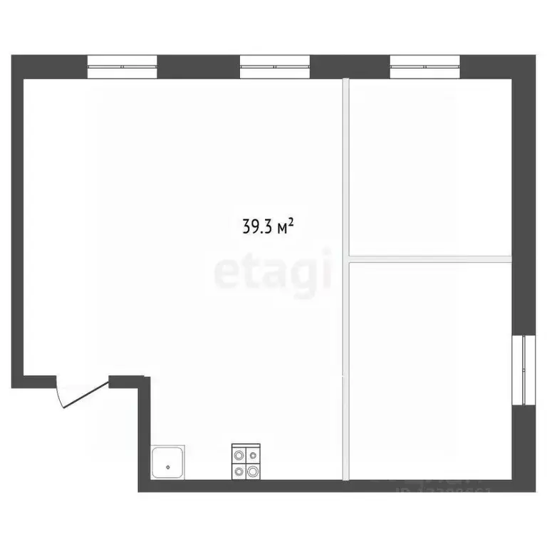 Студия Томская область, Томск Большая Подгорная ул., 31 (39.3 м) - Фото 0