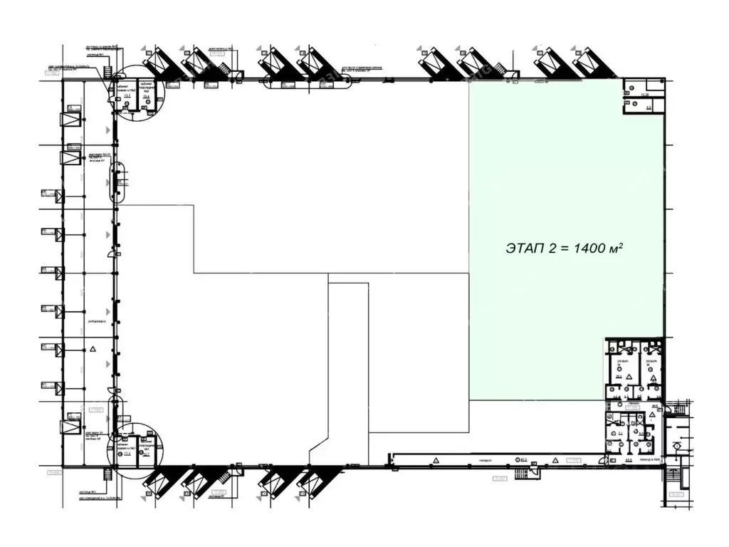 Склад в Санкт-Петербург пос. Белоостров, Новое ш., 53В (1400 м) - Фото 2