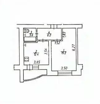 1-к кв. Калужская область, Калуга ул. Академика Королева, 22 (41.4 м) - Фото 2