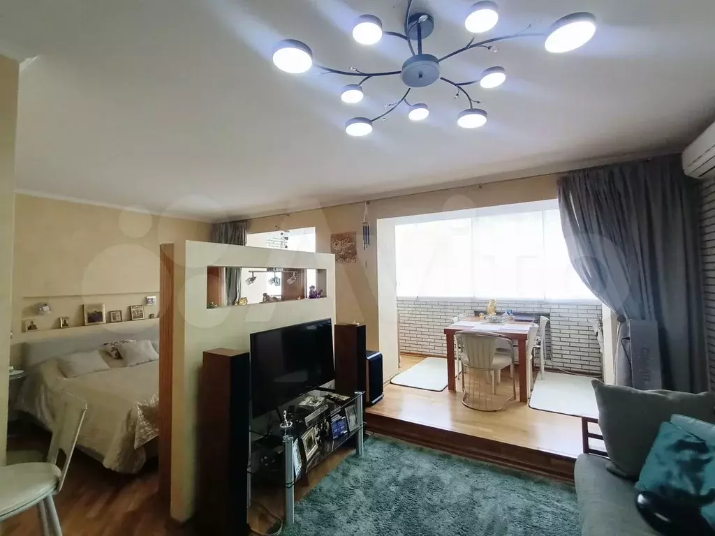 1-к. квартира, 45,5 м, 2/14 эт. - Фото 1
