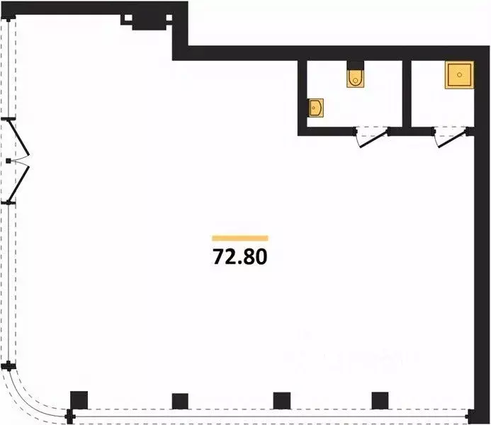 Помещение свободного назначения в Москва ул. Гастелло, 30 (73 м) - Фото 0