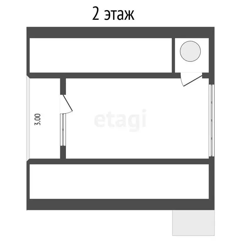Дом в Омск, территория СОСН Нефтехимик (45 м) - Фото 2